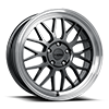 5 LUG KR06 GLOSSY GUN METAL MACHINE LIP