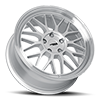 5 LUG KR06 GLOSSY SILVER MACHINE LIP