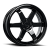 5 LUG KR08 GLOSSY BLACK