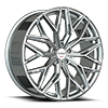 5 LUG COMO GLOSS SILVER W/ MACHINED FACE