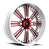 5 LUG LF-755 RED AND WHITE