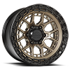 6 LUG COMMANDO MATTE BRONZE W MATTE BLACK RING