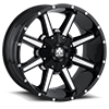 6 LUG 8104 ARSENAL BLACK WITH MACHINED FACE 