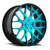 Circuit Brushed / Candy Teal and Gloss Clear