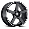 Motegi Wheel MR116 Gloss Black w/ Machined Flange
