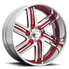 Majestic Chrome with Red Inserts