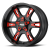 MO969 Satin Black w/ Red Accents