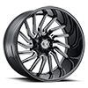 8 LUG NX-16 GLOSSY BLACK / MILL MACHINED