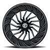 8 LUG NX-16 GLOSSY BLACK / MILL MACHINED