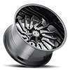 8 LUG NX-16 GLOSSY BLACK / MILL MACHINED