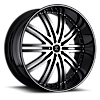 5 LUG NO11 GLOSSY BLACK / MACHINED FACE