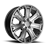 6 LUG PR113 HYPER SILVER DARK W/ CHROME ACCENTS