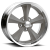 5 LUG R13 BOOSTER GRAY PAINT CENTER / MACHINED OUTER