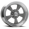 5 LUG R23 FUEL GRAY PAINT CENTER / MACHINED OUTER