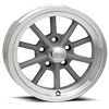 5 LUG R43 LAUNCHER GRAY PAINT CENTER / MACHINED OUTER