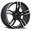 5 LUG REPLICA 61 SATIN BLACK WITH MACHINED FACE
