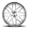 5 LUG RFS 2.5 BRUSH SILVER CHROME LIP
