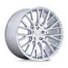 5 LUG RC201 LSE GLOSS SILVER W/ MACHINED FACE