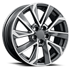 5 LUG R240 GUNMETAL MACHINED