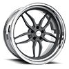 Schott Wheels - APEX eXL step-lip Gray w/Polished Lip