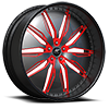 5 LUG SOLARI SATIN AND RED WITH CARBON LIP