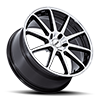 5 LUG TW004 CANARD GLOSS BLACK W/ MACHINED FACE