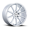 5 LUG TW004 CANARD GLOSS SILVER W/ MACHINED FACE