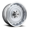 6 LUG SIERRA - US706 6 LUG CRUSHED SILVER | POLISHED LIP