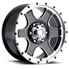 5 LUG 173/174 NOMAD ANTHRACITE GREY WITH DIAMOND CUT ACCENTS AND CLEAR COAT