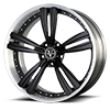 5 LUG VCH CONCAVE MATTE BLACK BRUSHED