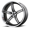 5 LUG VCL CONCAVE BRUSHED BLACK