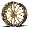 5 LUG VCM CONCAVE BRUSHED GOLD CLEAR / CHROME LIP