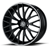 5 LUG VCM CONCAVE MATTE BLACK / BRUSHED LIP