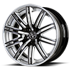 5 LUG VCP CONCAVE GLOSS BLACK & BRUSHED / HI-POLISH LIP