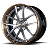 5 LUG VCU CONCAVE MATTE BRUSHED / MATTE ANTIQUE BRONZE LIP