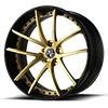 5 LUG VCU CONCAVE GOLD CLEAR / BLACK LIP