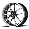 5 LUG VCU CONCAVE CARBON & WHITE / PAINTED LIP