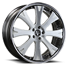 5 LUG VTA CONCAVE BRUSHED WITH CHROME LIP