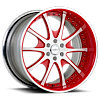 5 LUG VTE BRUSHED RED WITH RED LIP