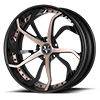 5 LUG VCY CONCAVE CHAMPAGNE GOLD & GLOSS BLACK / MATTE BLACK