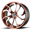 5 LUG VCY CONCAVE HI-POLISH ROSE GOLD COPPER FACE / BRUSHED ROSE GOLD COPPER LIP