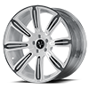 5 LUG VM13 MONOBLOCK CHROME & C.MATCH WHITE