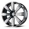 5 LUG VM13 MONOBLOCK HI-POLISH & BLACK