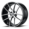 5 LUG VM17 MONOBLOCK BRUSHED & GLOSS BLACK