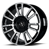 5 LUG VM30 MONOBLOCK HI-POLISH & BLACK