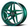 5 LUG VM40 MONOBLOCK DARK GREEN CLEAR