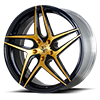 5 LUG VM40 MONOBLOCK YELLOW GOLD & C.MATCH BLUE