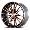 5 LUG VM43 MONOBLOCK BRUSHED CHAMPAGNE ROSE GOLD & MATTE BLACK