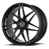 5 LUG VM46 MONOBLOCK MATTE BLACK & GLOSS BLACK