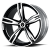 5 LUG VM48 MONOBLOCK HI-POLISH & BLACK